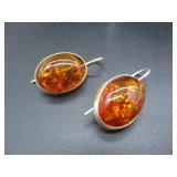 925 Earrings w/ Amber?