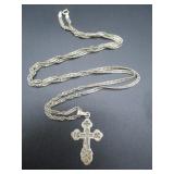 925 Chain w/ Cross