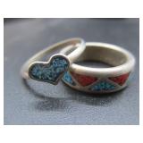 2 Rings w/ Turquoise?