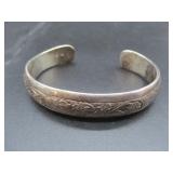 Sausalito Craftworks Silvertone Cuff Bracelet