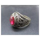 Sterling 1977 Class Ring