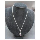 925 Italy Necklace w/ Amethyst?