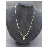 14k Chain & Pendant