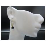 14K Earrings w/ Stones