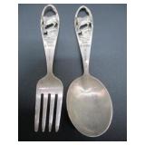 Sterling 'Hey Diddle Diddle' Utensils