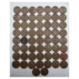 1947 D USA Copper Wheat Pennies