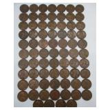 1950 D USA Copper Wheat Pennies