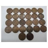 1949 D USA Copper Wheat Pennies