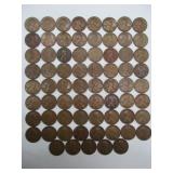 1945 D USA Copper Wheat Pennies