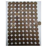 1944 D USA Copper Wheat Pennies