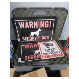 Gun Case & Security Signs