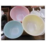 Set of 3 Fire King Bowls