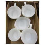 Fire King Bowls - Various White