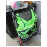 Green Baby Stroller