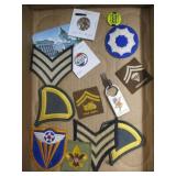 Patches & Buttons- Military, Scouts, Political