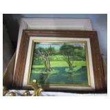 Two Framed Oil Paintings