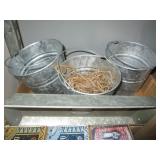 Decorative Pails & Tray