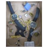 Watches, Lapel Pins, Tie Tacks