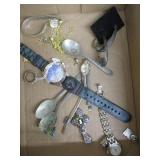Watches, Spoons, Costume Jewelry