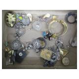 Costume Jewelry - Earrings, Pins, Bracelets