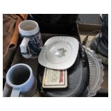Beer Steins, Plate, Platters