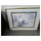 Framed Bluebird Print