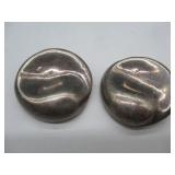 Silver Clip on Earrings