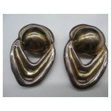 Silver Clip on Earrings