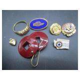 1/10 - 10k Lapel Pin, Ring, Earrings, Lapel Pins