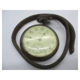 Waltham Pocket Watch on Leather Strap
