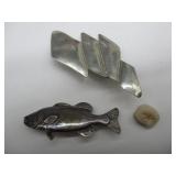 Brooches & Tooth w/ Filling