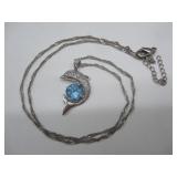 Silver Dolphin Pendant on Chain