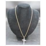 14k Chain w/ Cross