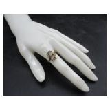 10k Ring w/ Stones