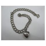 Silver Bracelet w/ Pendant