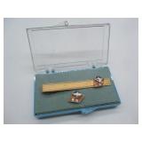 Gold Tie Tack & Tie Clip
