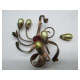 Sterling Brooch w/ Stones