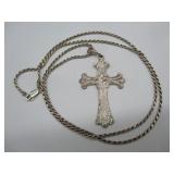 Silver Chain w/ Cross