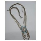 Silver & Beaded Necklace