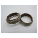 Silver Hoop Earrings