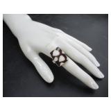 Silver Enameled Ring
