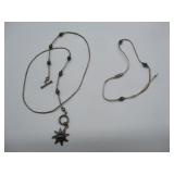 Sterling Charm w/ Broken Chain