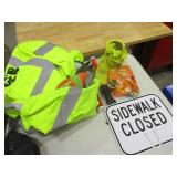 Safety Equipment, Clothing & Sign