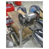 Bench Grinder on Table