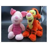 Tiger & Piglet Plush Toys
