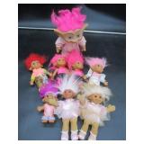 Troll Dolls in Pink - Various Sizes