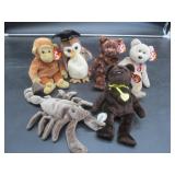 Beanie Babies - Bears, Penguin, Lobster, More