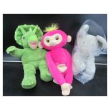 Three Plush Toys