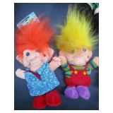 Plush Trolls - Pebble, Playskool, Hobnobbins
