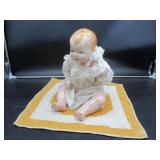 Vintage Baby Doll w/Quilt